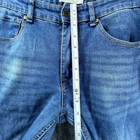 Smith & Mills Jeans Men 32 Blue Denim 5 Pockets Straight Stretch Workwear - Picture 5 of 12